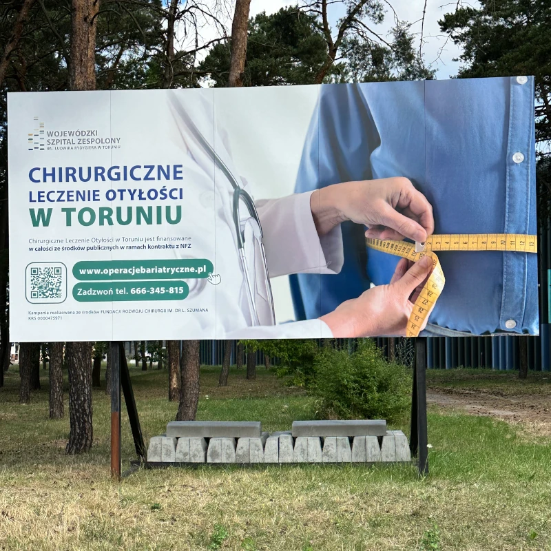 Baner reklamowy powlekany - druk solwentowy wysokiej jakości